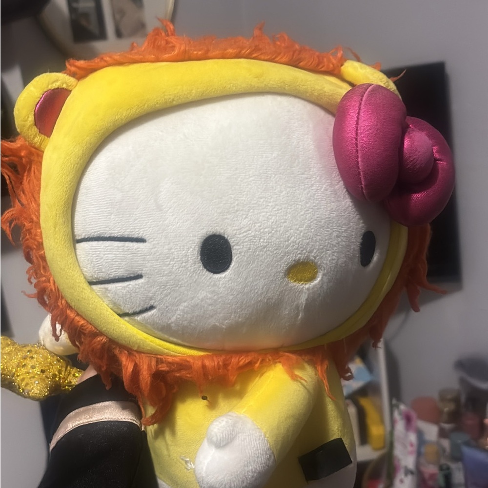 Hello Kitty Yellow and Pink Plush